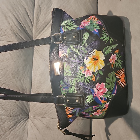 Liz Claiborne Floral Shoulder Bag - Picture 1 of 13